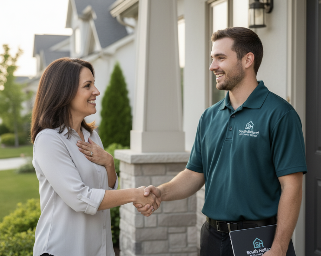 Another view of a technician at work